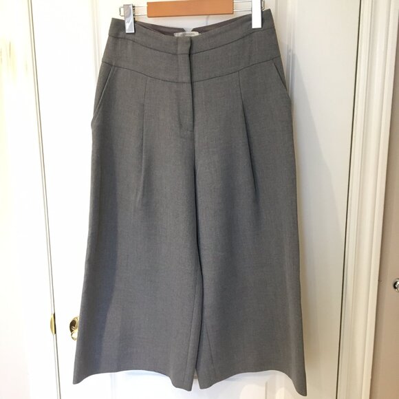 BCBG RUNWAY wide-leg cropped pant, s4, NWT - Picture 1 of 3